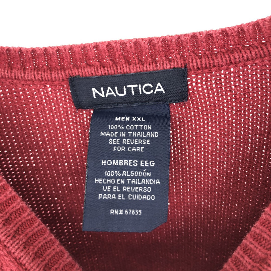 NAUTICA Cotton Knit Sweater Men's XXL / eaa399396