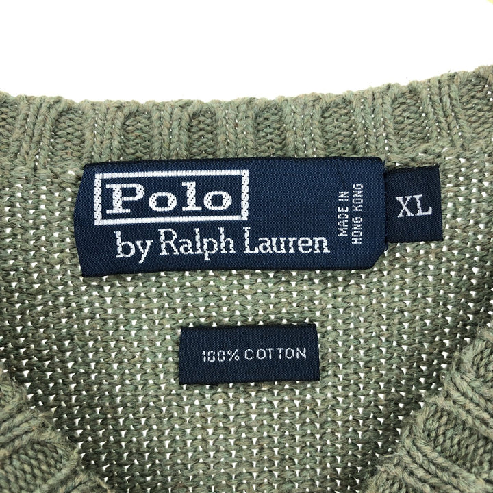 Ralph Lauren POLO by Ralph Lauren Cotton Knit Sweater Men's XL /eaa399425