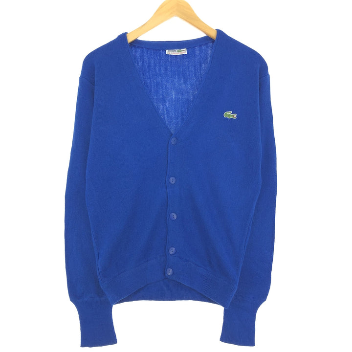 80'S Lacoste LACOSTE CHEMISE French Lacoste acrylic knit cardigan, men's size M, vintage / eaa399521