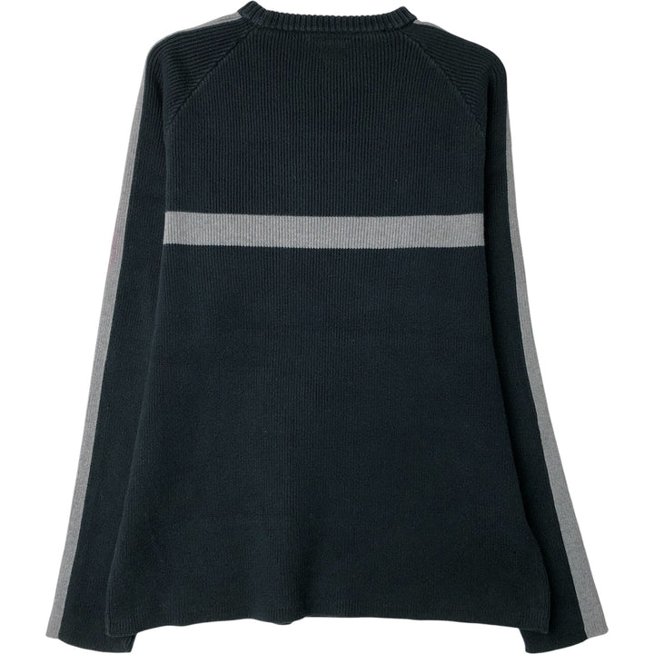 Ralph Lauren Polo Jeans Company cotton knit sweater, men's size M cotton black type Vintage Second Hand