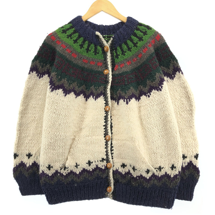 All-over print Ecuador knit cardigan, ladies' XXL /eaa399612