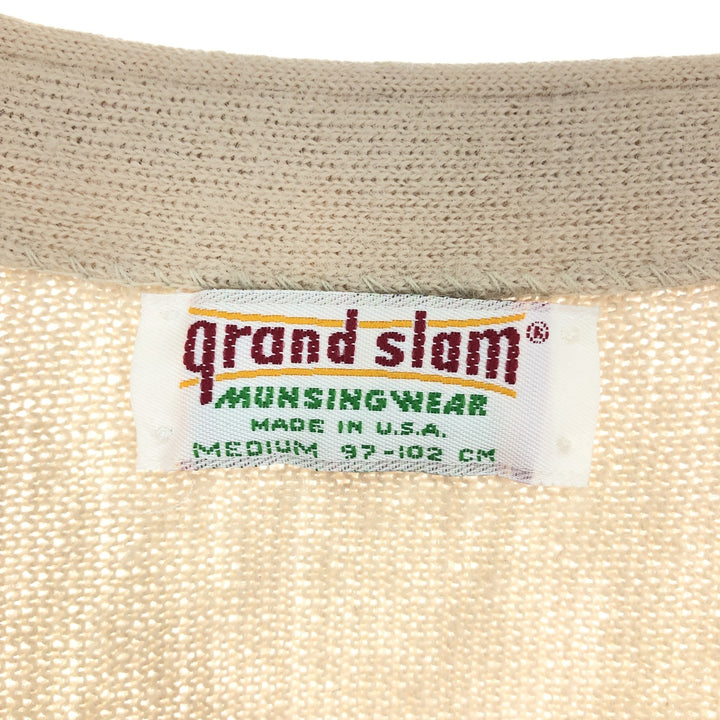 80'S GRAND SLAM knit cardigan, made in USA, men's size M, vintage /eaa399658