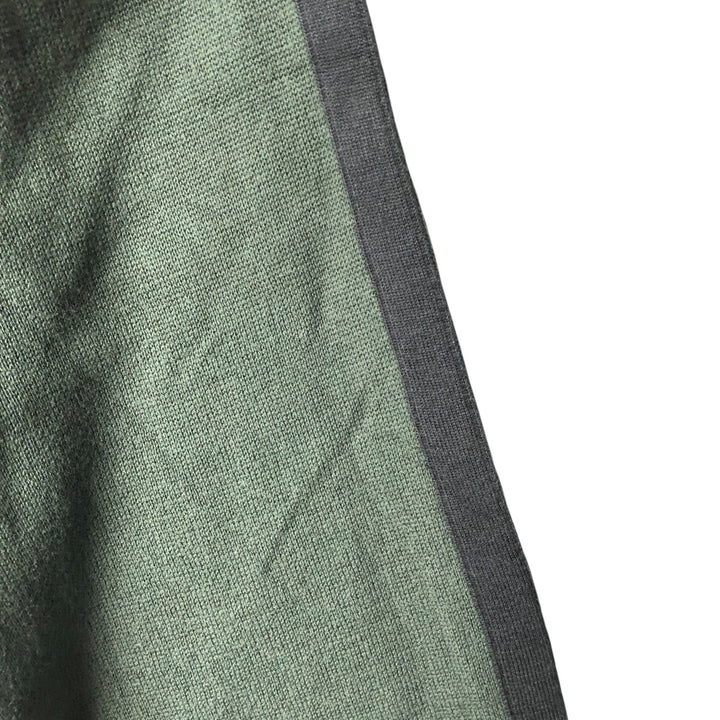00'S Nautica cotton knit sweater, men's size XXL cotton Green type dark green Vintage Second Hand