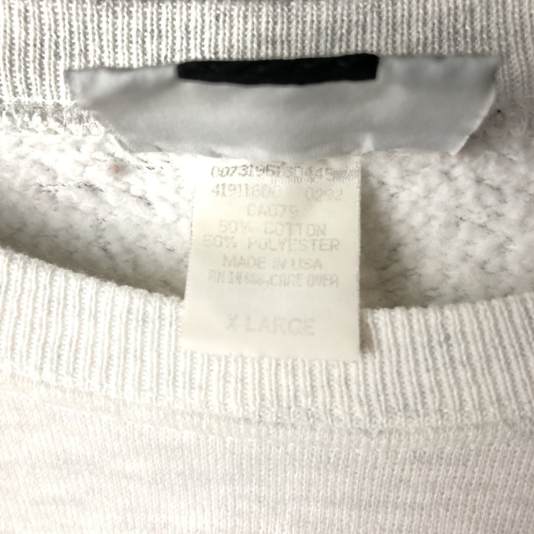 Vintage 90'S Lee printed sweatshirt, made in the USA, men's size XL cotton gray type Vintage Second Hand