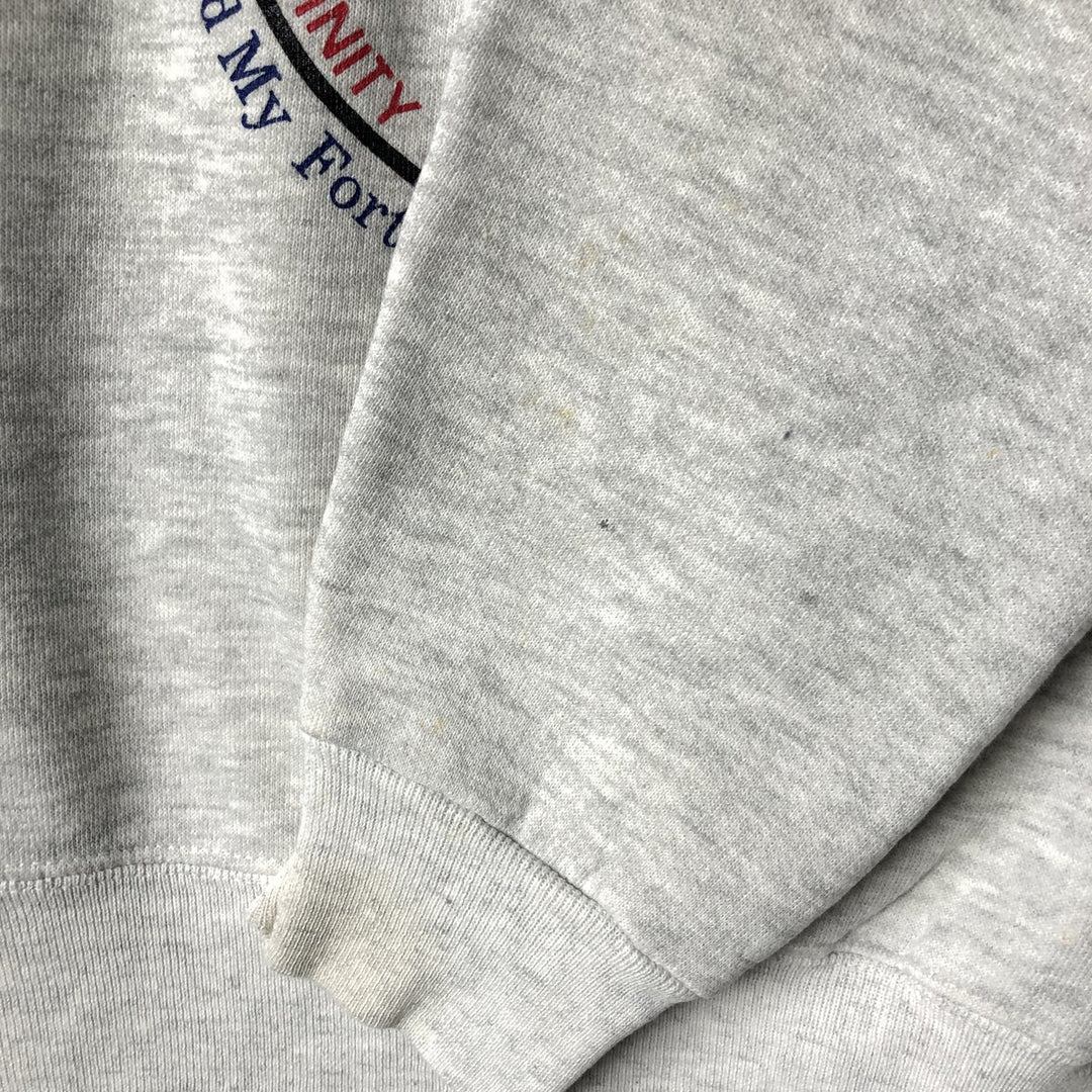 Vintage 90'S Lee printed sweatshirt, made in the USA, men's size XL cotton gray type Vintage Second Hand