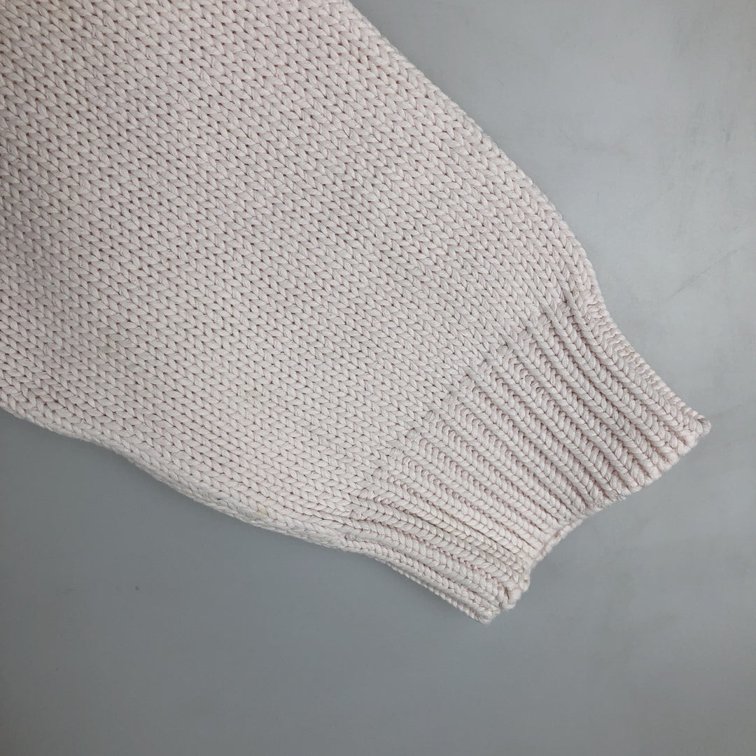 Vintage 80s-90'S Eddie Bauer Argyle Pattern Cotton Knit Sweater, Men's Size L cotton white type Vintage Second Hand