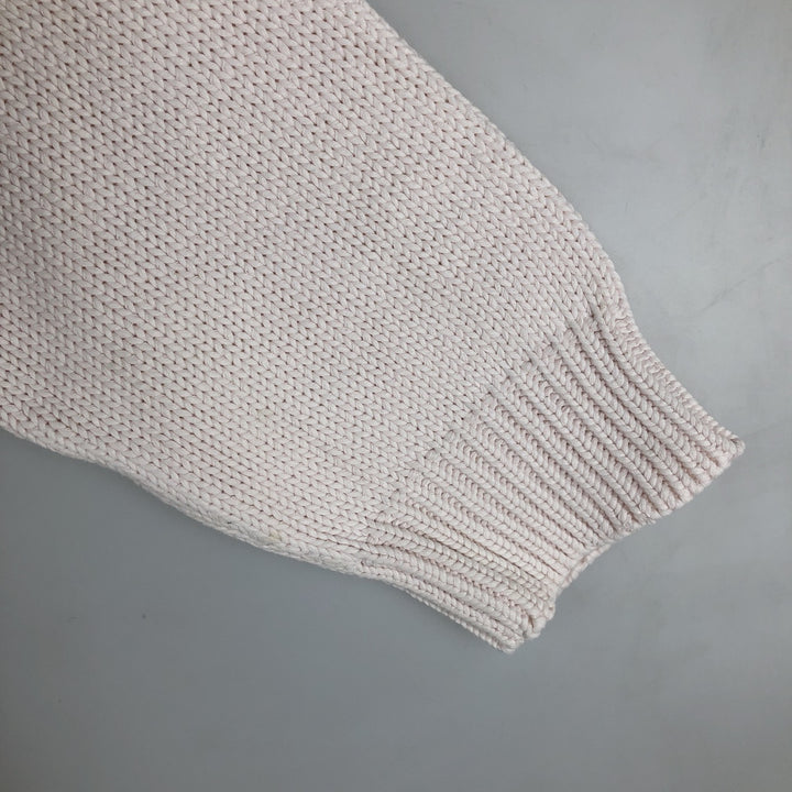 Vintage 80s-90'S Eddie Bauer Argyle Pattern Cotton Knit Sweater, Men's Size L cotton white type Vintage Second Hand