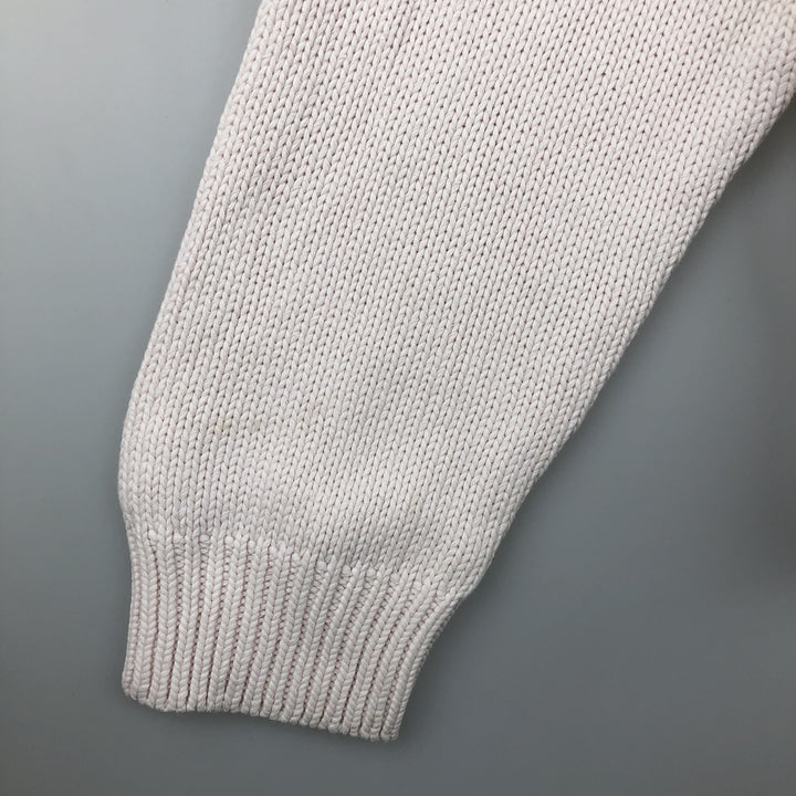 Vintage 80s-90'S Eddie Bauer Argyle Pattern Cotton Knit Sweater, Men's Size L cotton white type Vintage Second Hand