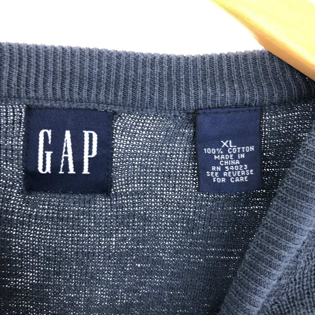 90'S GAP Old Gap Cotton Knit Sweater Men's XL Vintage /eaa399817