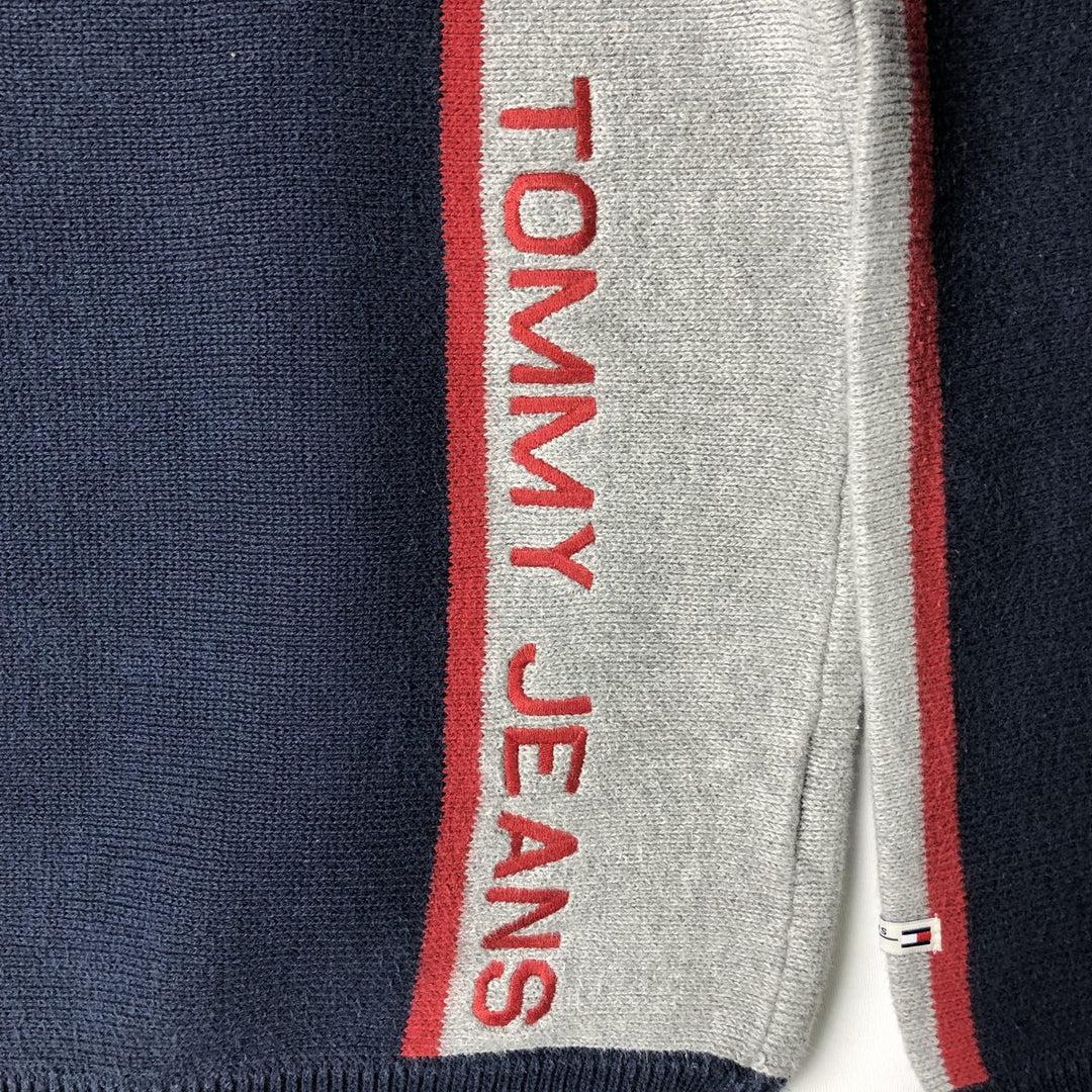 Tommy Hilfiger Jeans Cotton Knit Sweater cotton navy blue type Vintage Second Hand