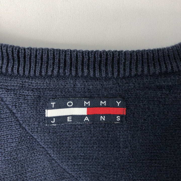 Tommy Hilfiger Jeans Cotton Knit Sweater cotton navy blue type Vintage Second Hand