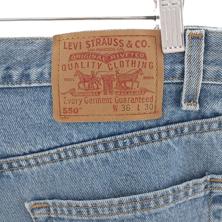 00'S Levi's 550 Relaxed Fit Tapered Denim Pants Made in USA Men's w36 /eaa400007