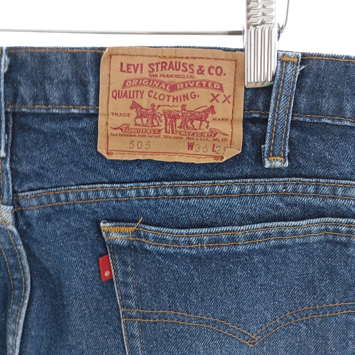 90'S Levi's 505 Tapered Denim Pants Made in USA Men's W35 Vintage /eaa400008