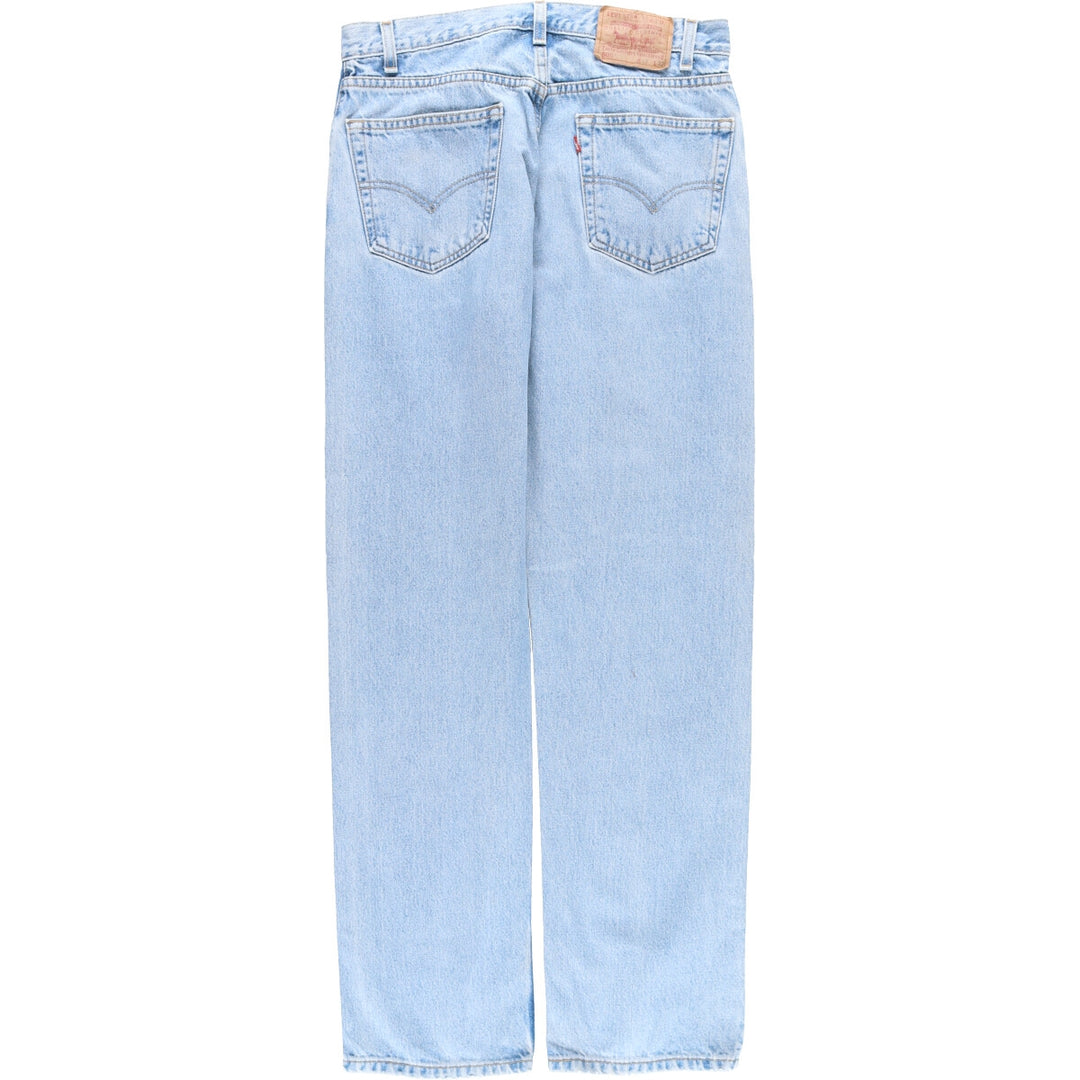 00'S Levi's 505 REGULAR FIT STRAIGHT LEG tapered denim pants for men w32 / eaa400016