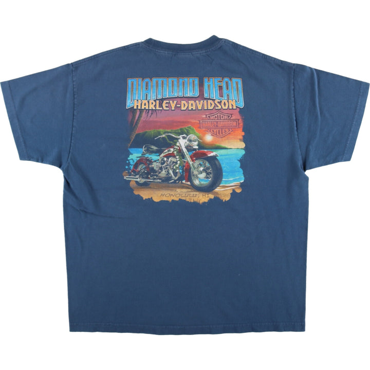 Harley-Davidson Back Print Motorcycle Bike T-Shirt Men's XL /eaa400027