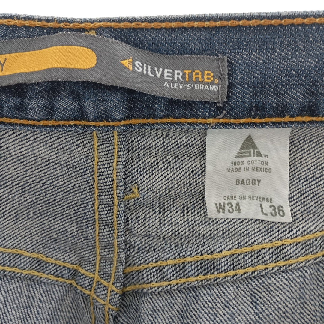 Levi's SILVER TAB BAGGY denim pants for men w35 vintage / eaa400028