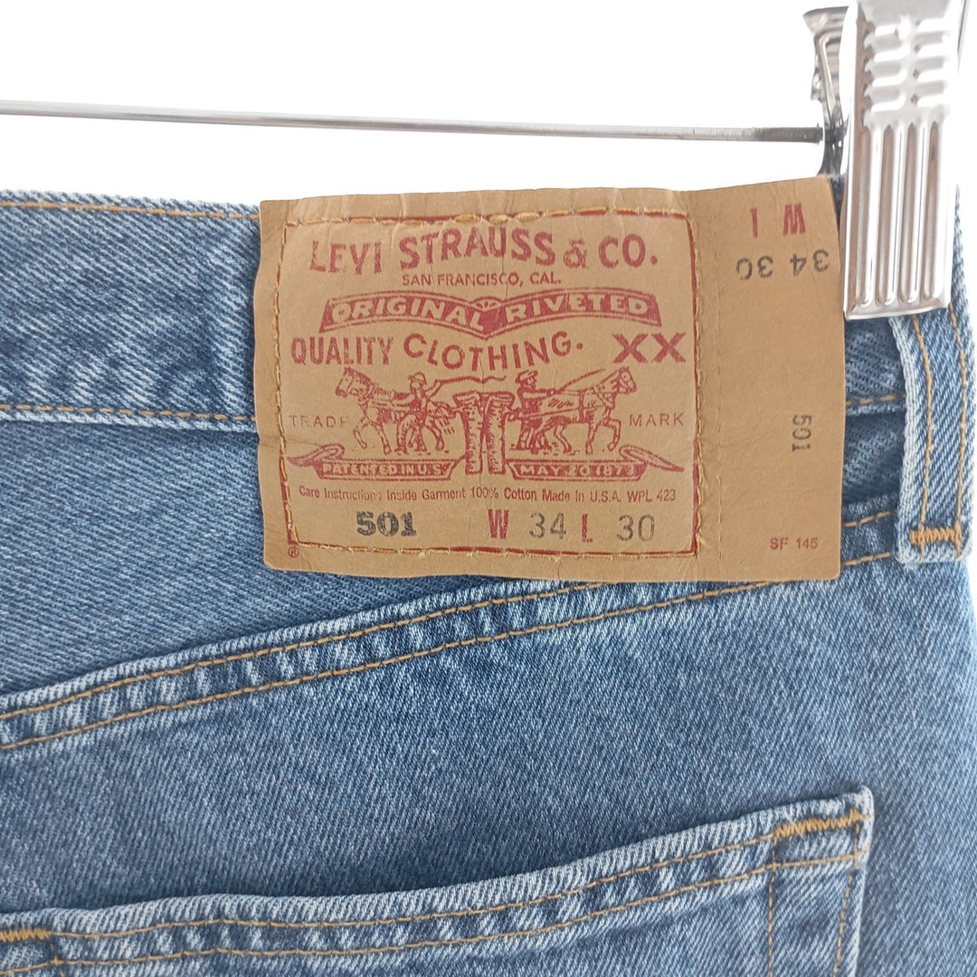 00'S Levi's 501 Straight Denim Pants Made in USA Men's W34 / eaa400029