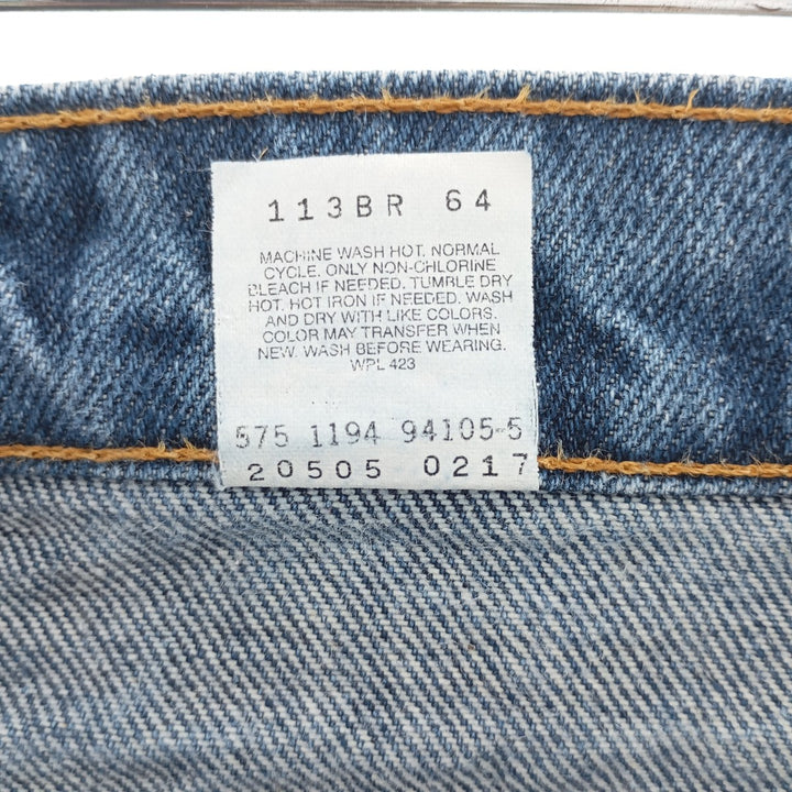 90'S Levi's 505 REGULAR FIT STRAIGHT LEG tapered denim pants made in USA men's w33 vintage /eaa400037