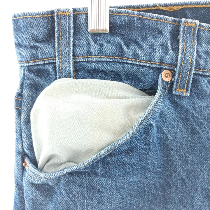 90'S Levi's 505 REGULAR FIT STRAIGHT LEG tapered denim pants made in USA men's w33 vintage /eaa400037