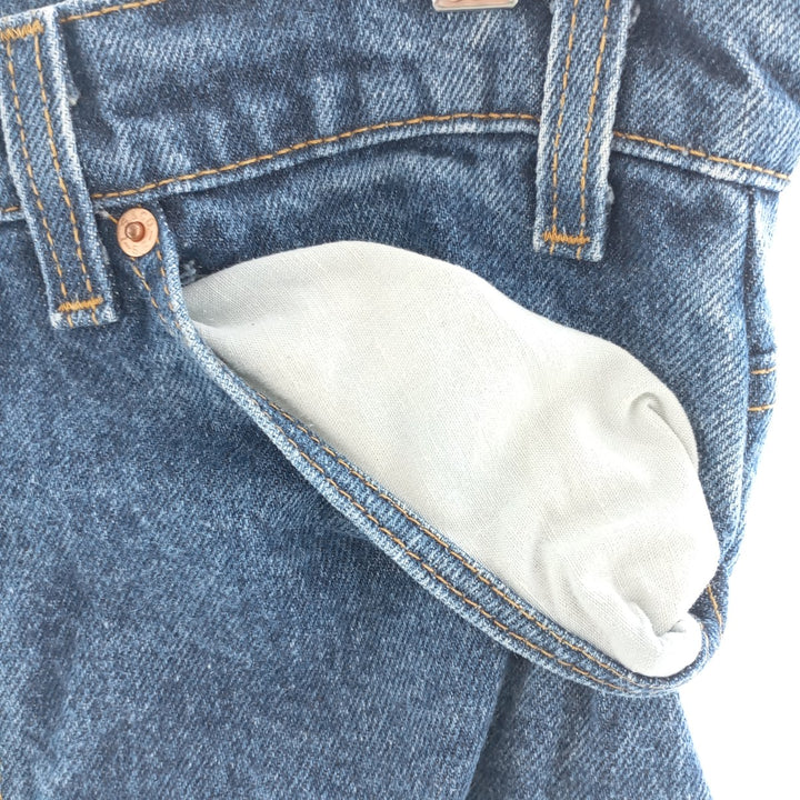 90'S Levi's 505 REGULAR FIT STRAIGHT LEG tapered denim pants made in USA men's w33 vintage /eaa400037