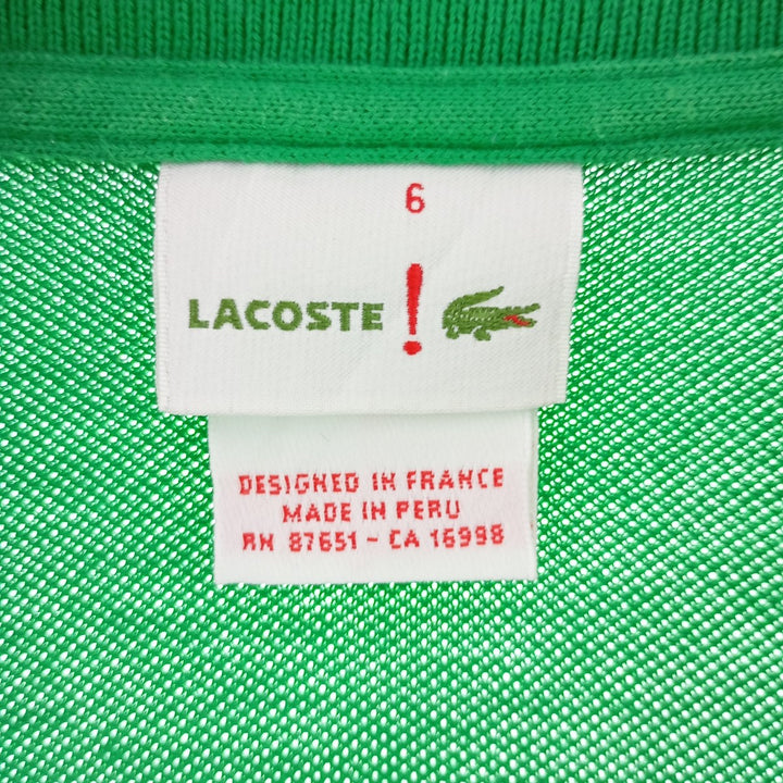 Lacoste LACOSTE French design short sleeve polo shirt size 6 men's M /eaa400126