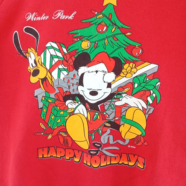 90'S Fruit of the Loom Mickey Mouse character sweatshirt, made in USA, men's XXL size / eaa400167