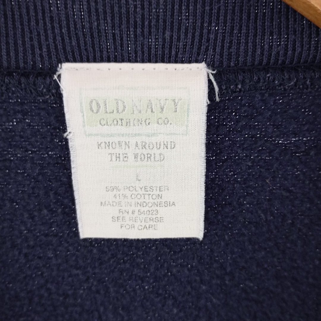 Old Navy OLD NAVY Logo Sweatshirt Trainer Men's L /eaa400173