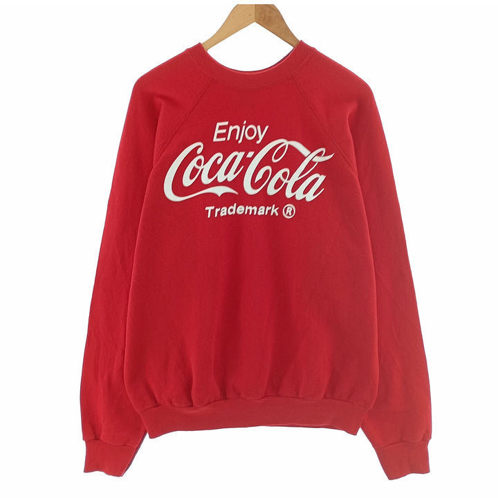 90'S TULTEX COCA COLA Advertising Sweatshirt, Made in USA, Men's XL, Vintage /eaa400181