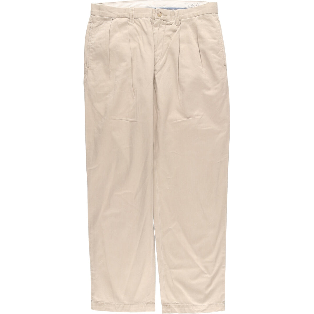 Ralph Lauren POLO by Ralph Lauren CLASSIC FIT two-pleat chino pants for men w34 / eaa400187