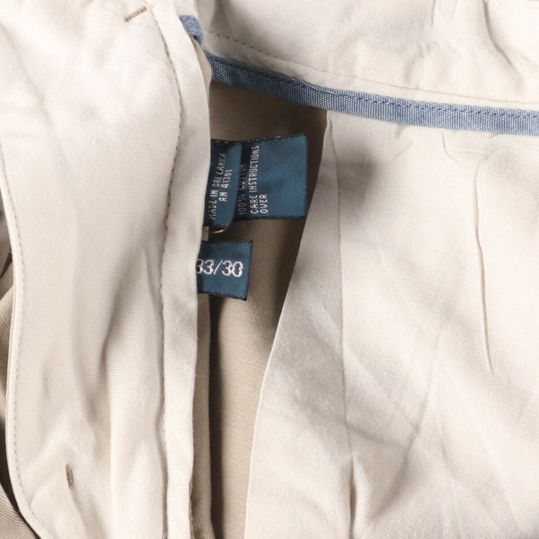 Ralph Lauren POLO by Ralph Lauren CLASSIC FIT two-pleat chino pants for men w34 / eaa400187