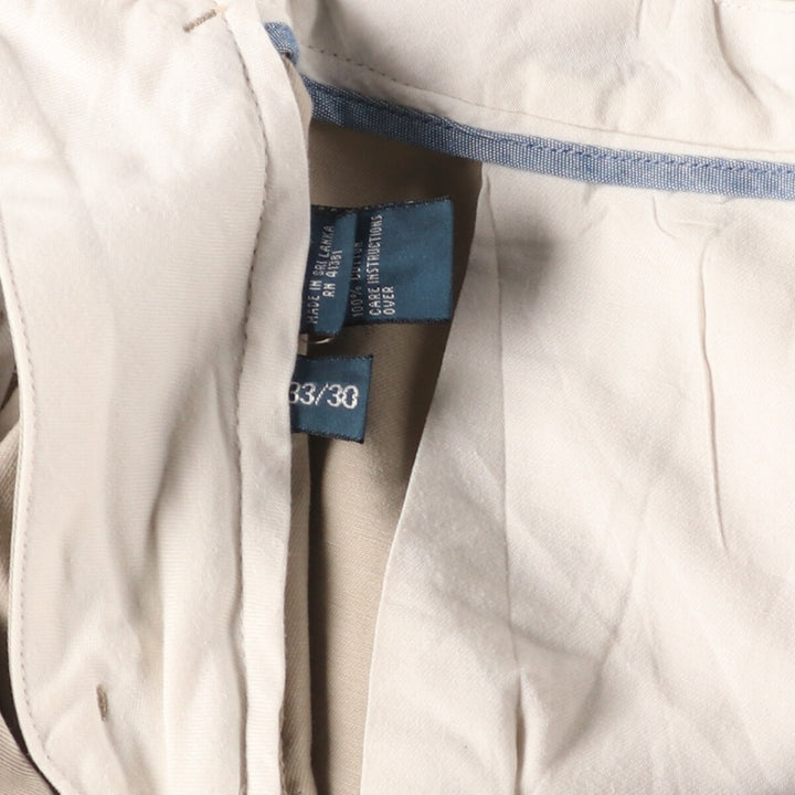 Ralph Lauren POLO by Ralph Lauren CLASSIC FIT two-pleat chino pants for men w34 / eaa400187