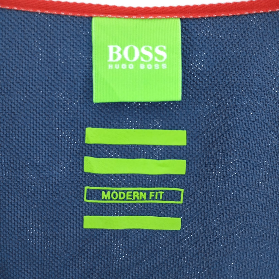 HUGO BOSS MODERN FIT short sleeve polo shirt for men, size M /eaa400193