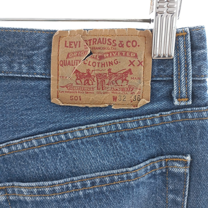 90'S Levi's 501 Straight Denim Pants Made in USA Men's W32 Vintage /eaa400200