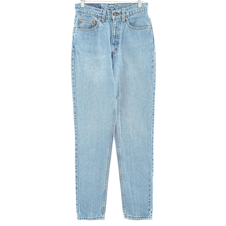 90'S Levi's 521 TAPERED FIT TAPERED LEG tapered denim pants made in USA women's L (w28) /eaa400203