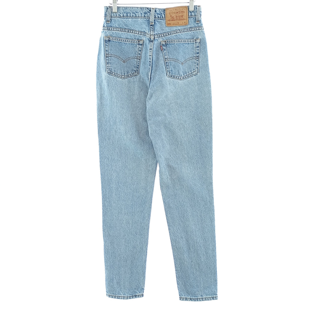 90'S Levi's 521 TAPERED FIT TAPERED LEG tapered denim pants made in USA women's L (w28) /eaa400203