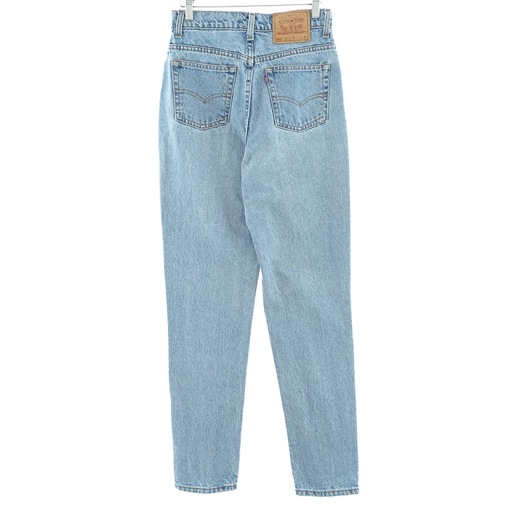 90'S Levi's 521 TAPERED FIT TAPERED LEG tapered denim pants made in USA women's L (w28) /eaa400203