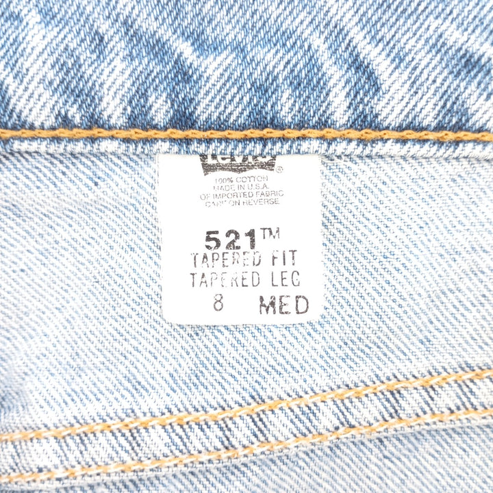 90'S Levi's 521 TAPERED FIT TAPERED LEG tapered denim pants made in USA women's L (w28) /eaa400203