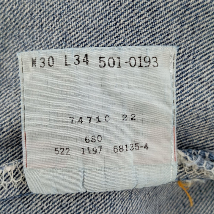 90'S Levi's 501 Straight Denim Pants Made in USA Men's W30 Vintage /eaa400208