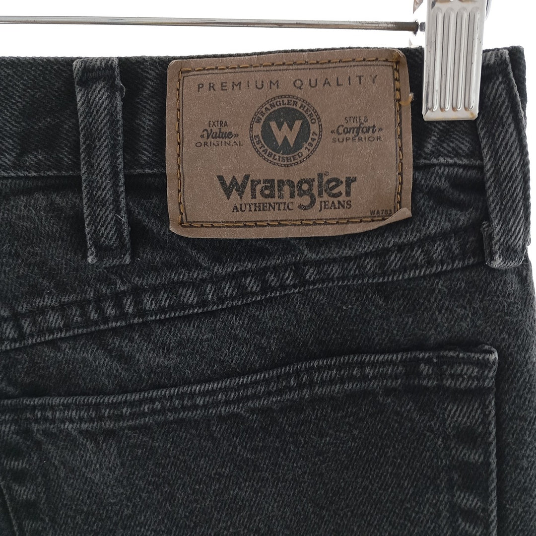 Wrangler Black Denim Tapered Denim Pants Men's W34 / EAA400234