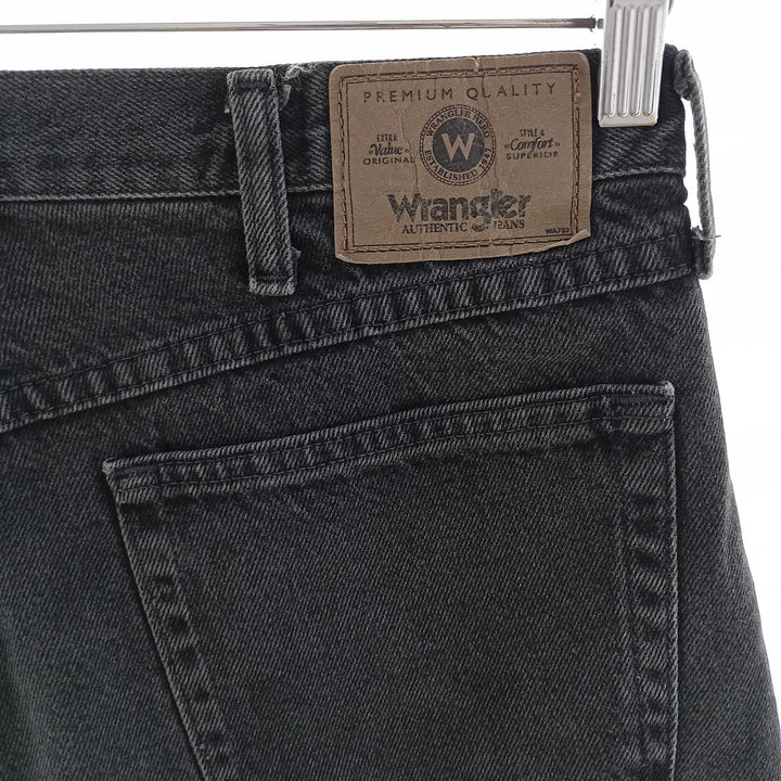 Wrangler Black Denim Tapered Denim Pants Men's W35 / EAA400235