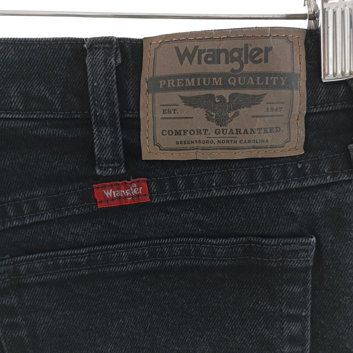 Wrangler Black Denim Straight Denim Pants Men's W36 / eaa400239