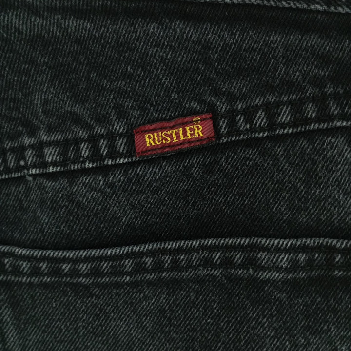 RUSTLER Black Denim Straight Denim Pants Men's w32 /eaa400244