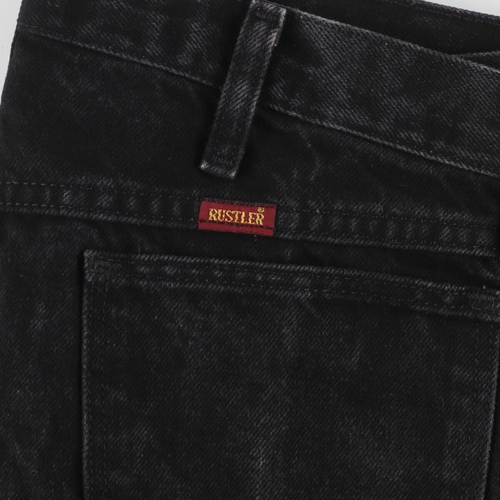 RUSTLER Black Denim Straight Denim Pants Men's w34 /eaa400257