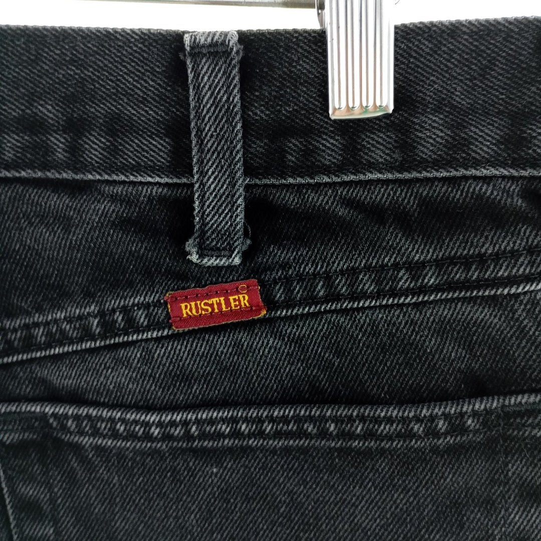 RUSTLER Black Denim Tapered Denim Pants Men's w33 /eaa400261