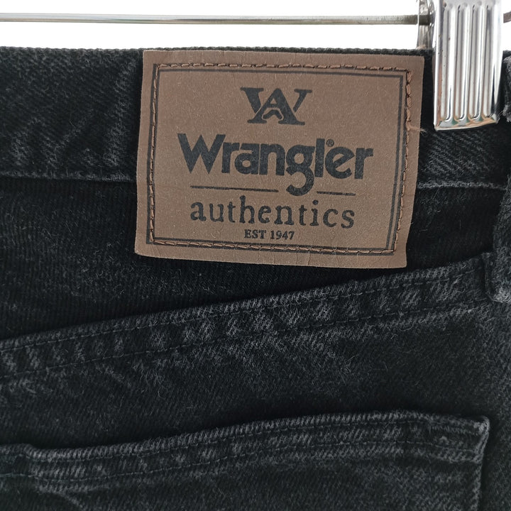 Wrangler Black Denim Straight Denim Pants Men's W30 / eaa400263