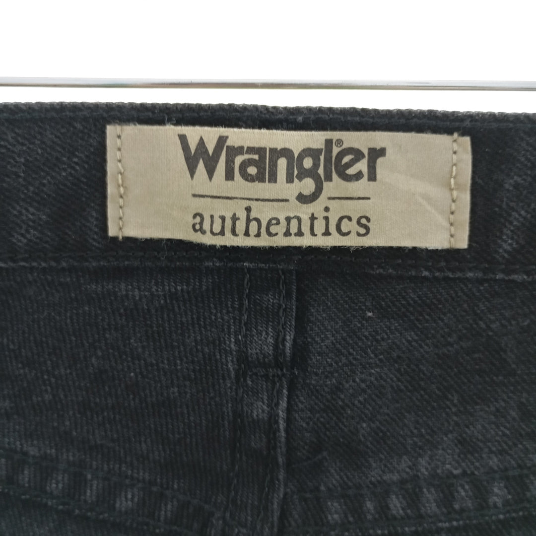Wrangler Black Denim Straight Denim Pants Men's W30 / eaa400263