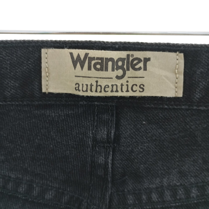 Wrangler Black Denim Straight Denim Pants Men's W30 / eaa400263