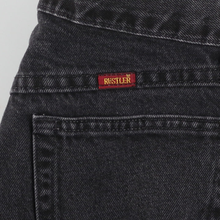 RUSTLER Black Denim Straight Denim Pants Men's W30 / eaa400264