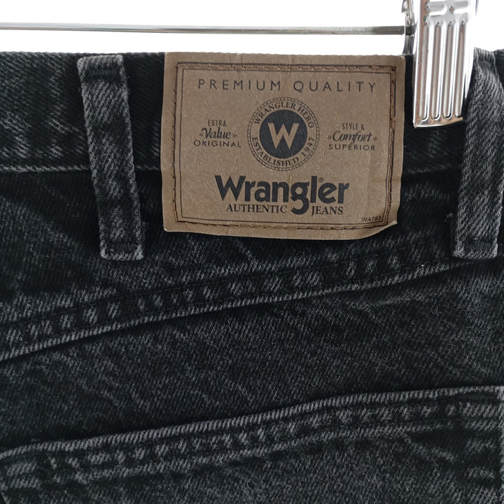 Wrangler Black Denim Tapered Denim Pants Men's W34 / EAA400267