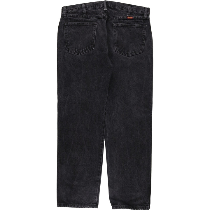 RUSTLER Black Denim Straight Denim Pants Men's w35 /eaa400269
